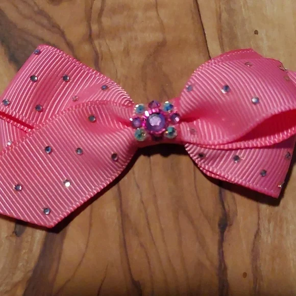 Tarina Tarantino Pink Little Lamb Bow - Picture 5 of 6